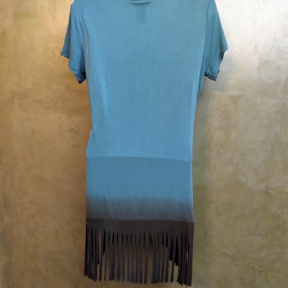 Ali Miles Fringed Tunic EUC S - Picture 2 of 5